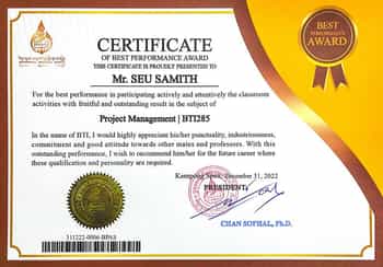 Project Management certificate image